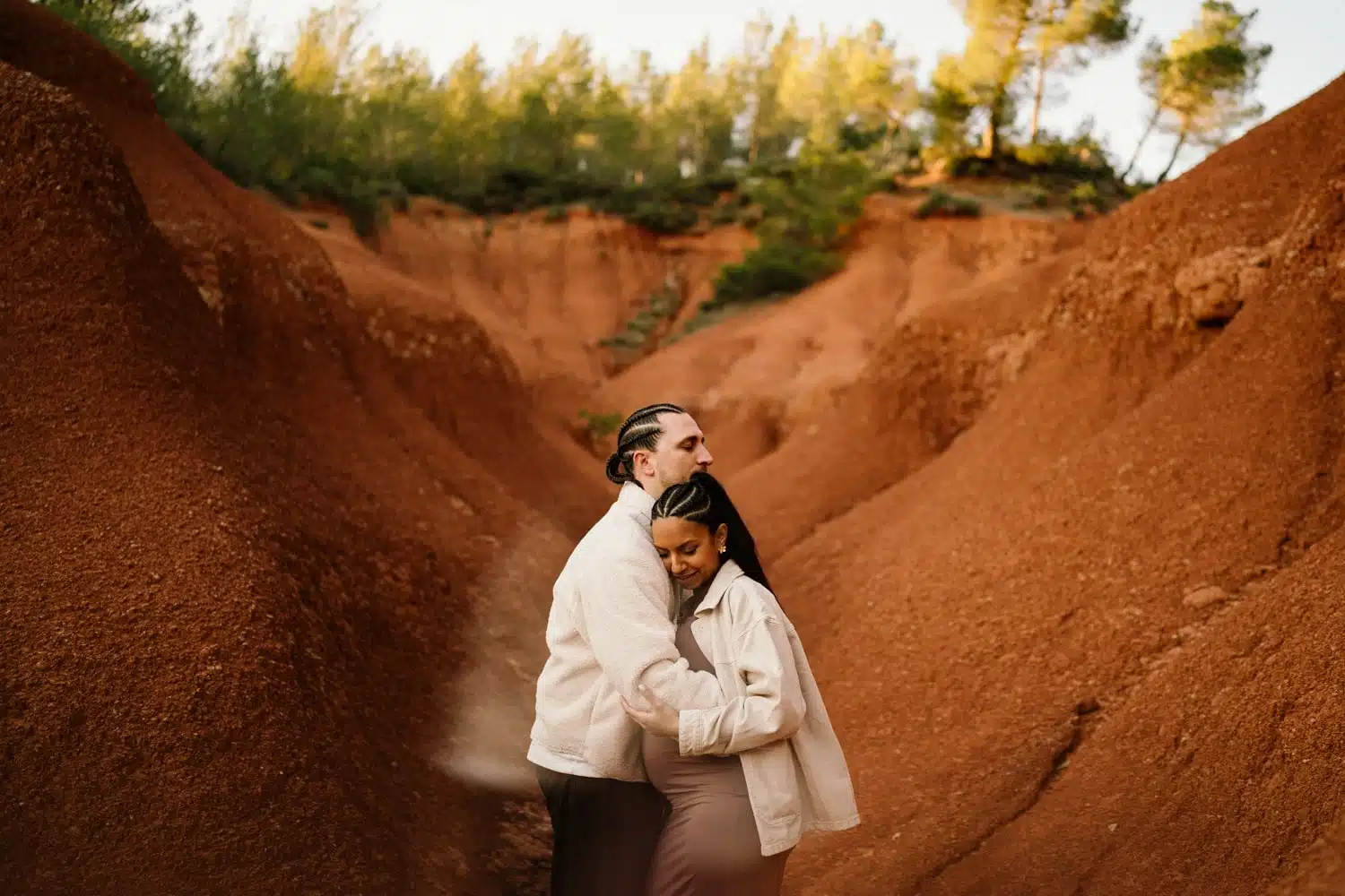 photographe grossesse marseille en nature