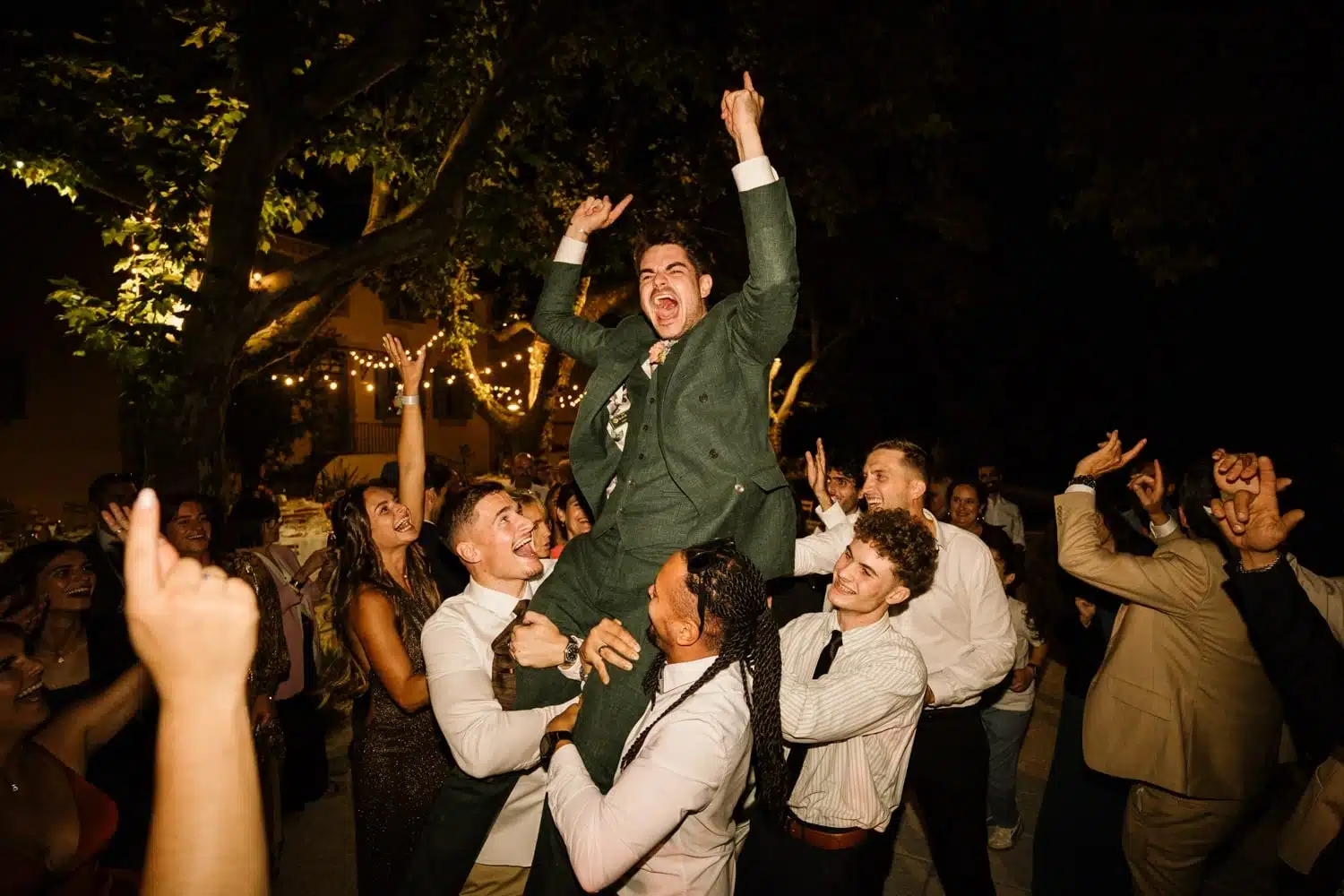photographe de mariage sur le dance floor